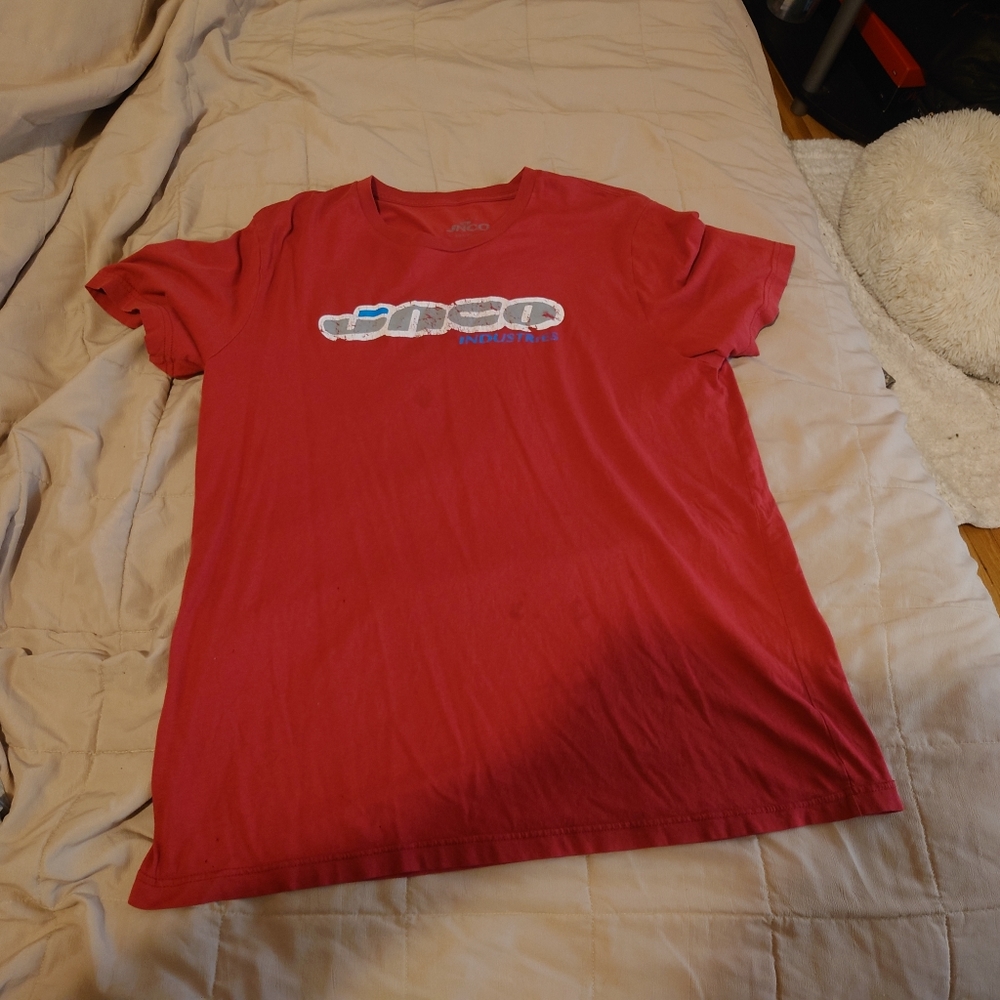 Vtg Red jnco tshirt.  Please read description